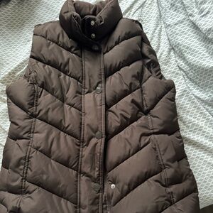 GAP Brown Puffer Vest